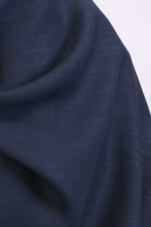 Turkish Lawn Hijab- Jumbo Size - Navy