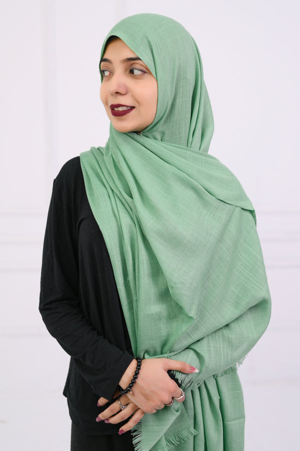 Turkish Lawn Hijab- Jumbo Size - Pista