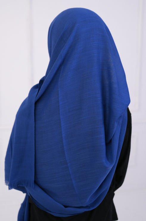 Turkish Lawn Hijab- Jumbo Size - Royal