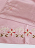 Pearl Embroidered Hijab Niqab Set - Pink
