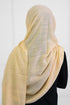 Turkish Lawn Hijab- Jumbo Size - Cream