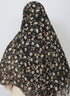 Double Loop Hijab Without Niqab--Printed Fauna