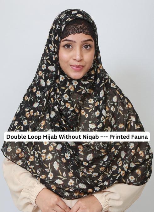 Pack Of "3" Double Loop Hijab Without Niqab