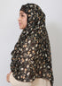 Double Loop Hijab Without Niqab--Printed Fauna