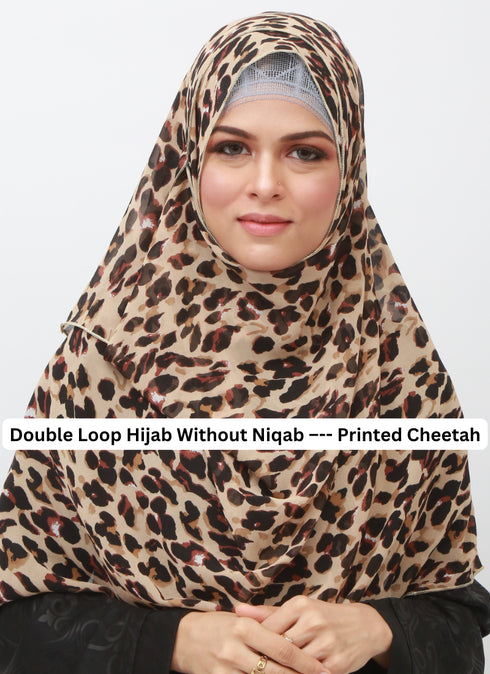 Pack Of "3" Double Loop Hijab Without Niqab