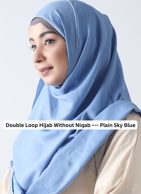 Pack Of "3" Double Loop Hijab Without Niqab