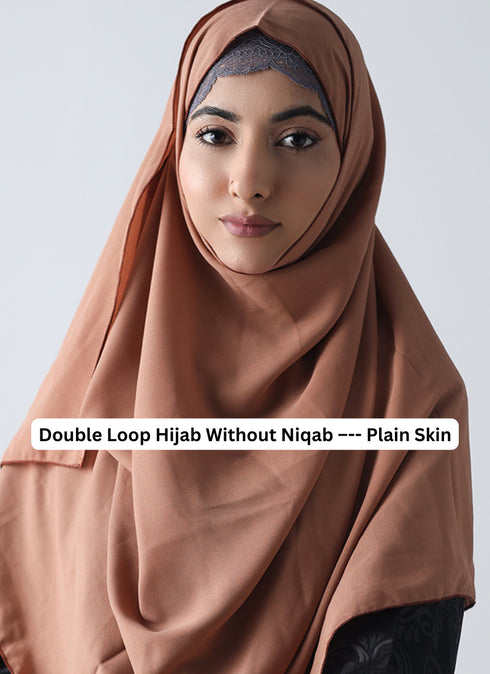 Pack Of "3" Double Loop Hijab Without Niqab