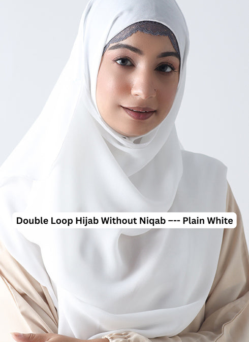 Pack Of "3" Double Loop Hijab Without Niqab