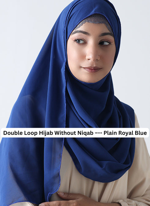 Pack Of "3" Double Loop Hijab Without Niqab