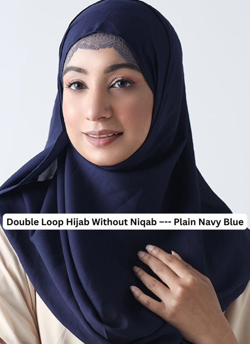 Pack Of "3" Double Loop Hijab Without Niqab