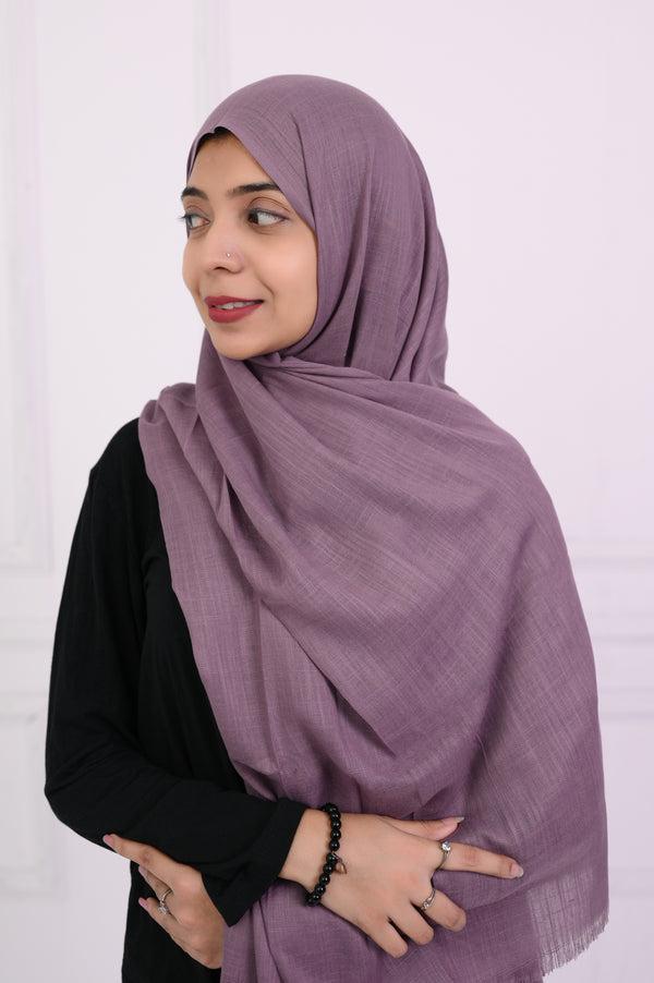 Turkish Lawn Hijab- Jumbo Size - Lavender