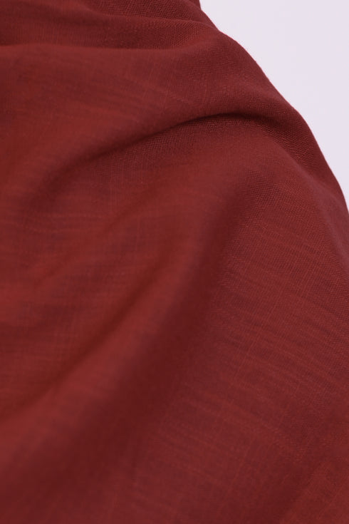 Turkish Lawn Hijab- Jumbo Size - Maroon