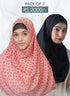 Pack Of "2" Double Loop Hijab Without Niqab