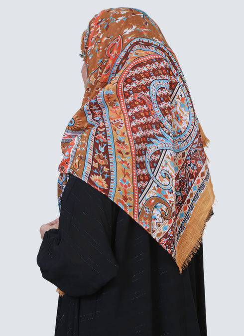 Ajrak Printed Lawn Stoller -- Design 5