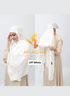 Pack Of "2" Malaysian Hijab With Built In Inlay Cap