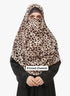 SALE OFFER --- Pack Of 3 Printed Double Loop Hijab With Attached Niqab