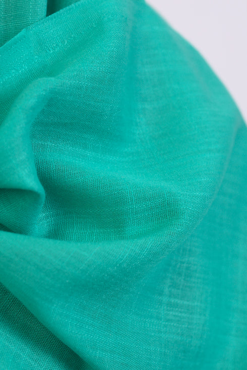 Turkish Lawn Hijab- Jumbo Size - Teal Green