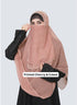 SALE OFFER --- Pack Of 3 Printed Double Loop Hijab With Attached Niqab