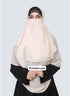SALE OFFER --- Pack Of 3 Printed Double Loop Hijab With Attached Niqab
