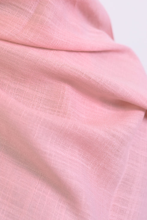 Turkish Lawn Hijab- Jumbo Size - Baby Pink