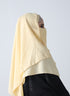 Double Loop Hijab With Pearl Niqab - Muddy Nude