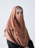 Double Loop Hijab With Pearl Niqab