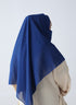 Double Loop Hijab With Pearl Niqab - Royal Blue