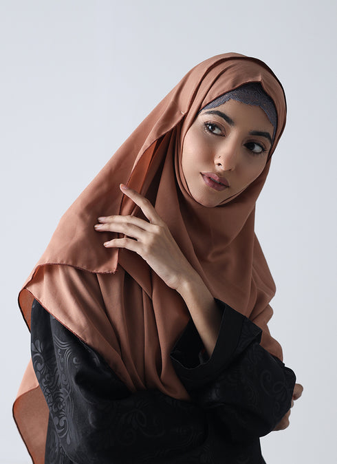 Instant Double Loop Plain Hijab