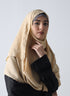 Double Loop Hijab Without Niqab -- Plain Muddy Nude