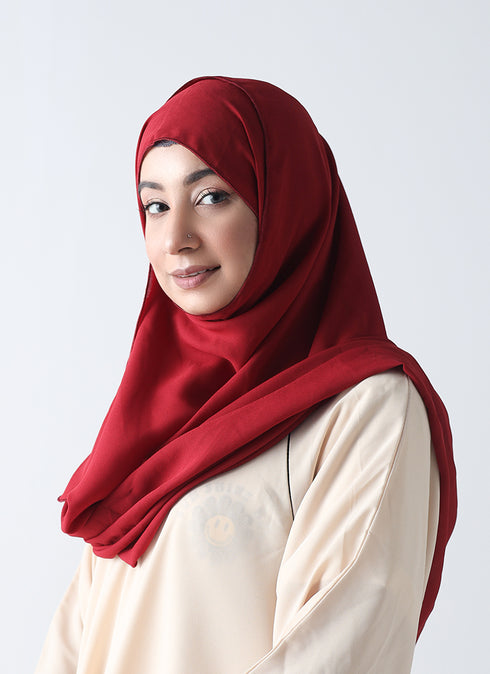 Instant Double Loop Plain Hijab