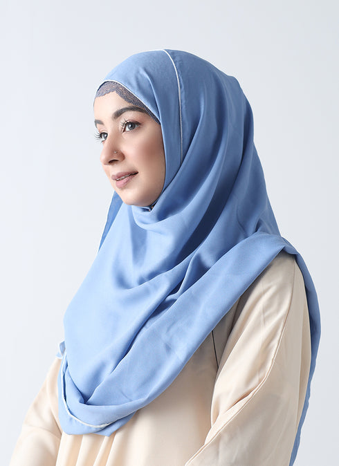 Instant Double Loop Plain Hijab